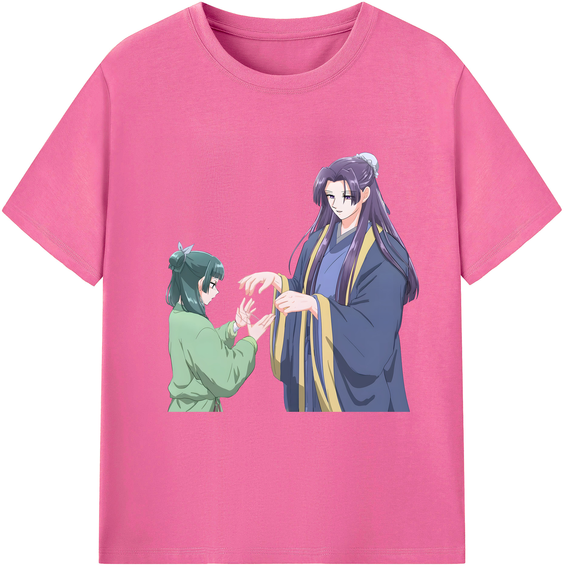 （画像用） 薬屋のひとりごと The Apothecary Diaries レディースカジュアルプリントTシャツ（綿100％）